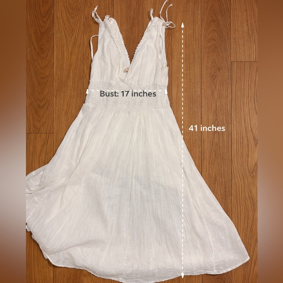 Maeve by Anthropologie White Gauze Dress – Size Small - Picture 10 of 11